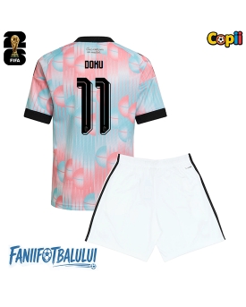 Belgia Jeremy Doku #11 Echipament de Fotbal Replică Mondial 2026 Copii Deplasare (+ Șorturi)